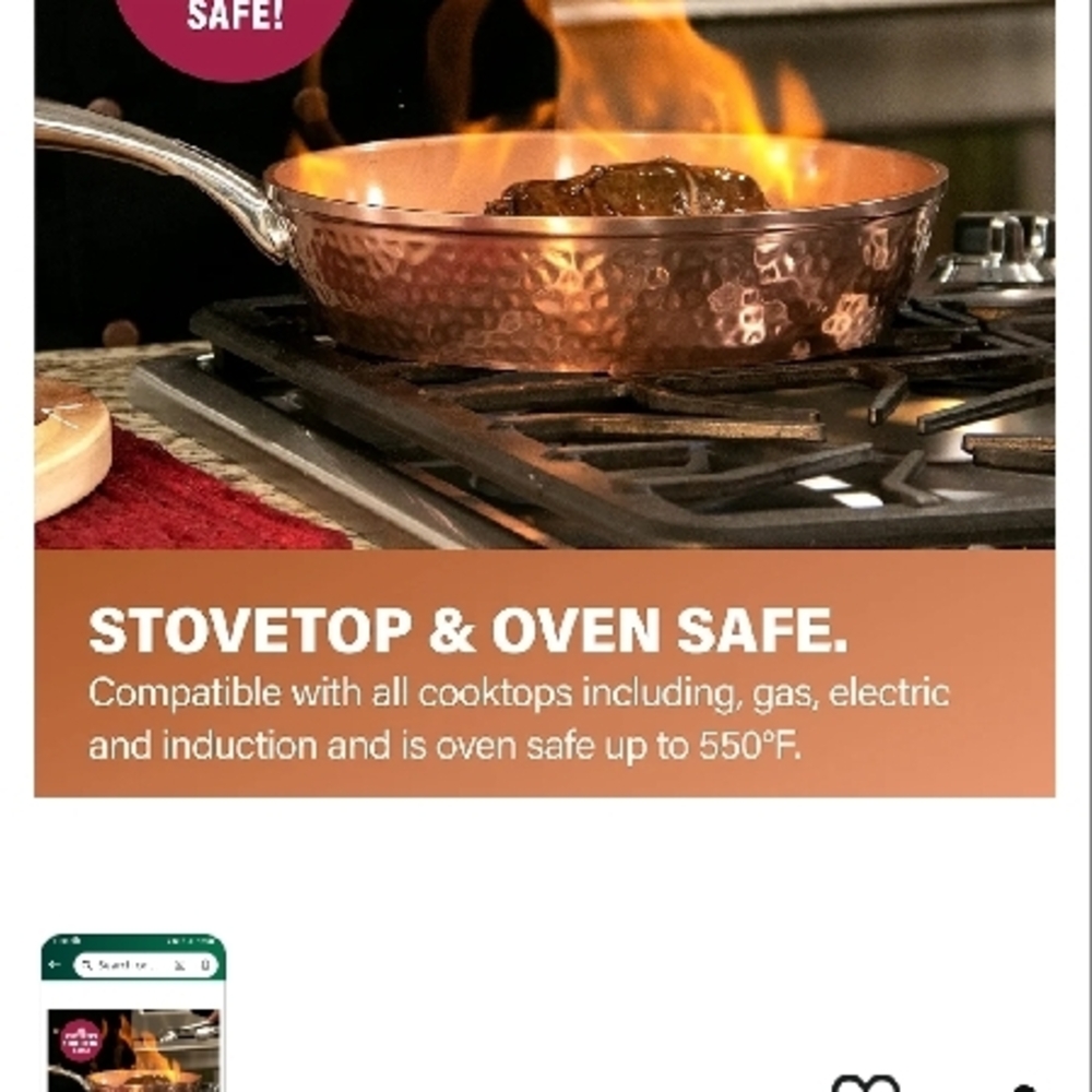 Brown Copper Cookware Set